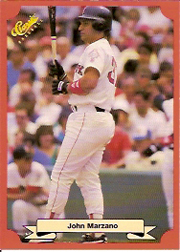 1988 Classic Red Baseball Cards        189     John Marzano